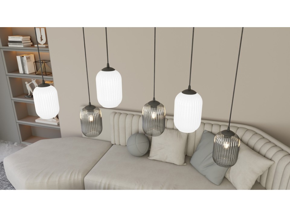 Lampa wisząca VERDI 3 BL MIX
