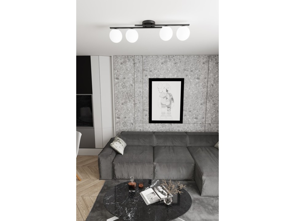 Lampa wisząca KAIRO 4 BL OPAL