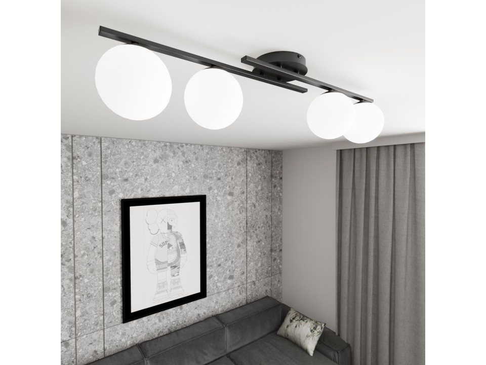 Lampa wisząca KAIRO 4 BL OPAL