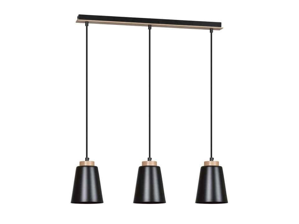 Lampa wisząca BOLERO 3 BLACK