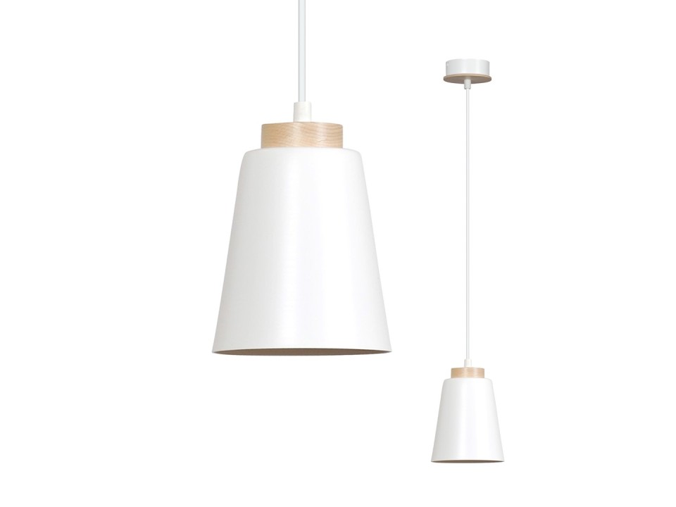 Lampa wisząca BOLERO 1 WHITE