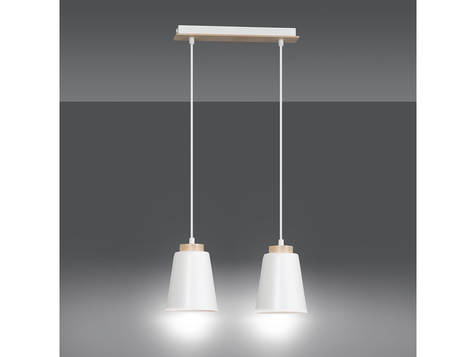 Lampa wisząca BOLERO 2 WHITE