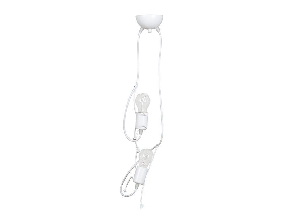 Lampa wisząca BOBI 2 WHITE