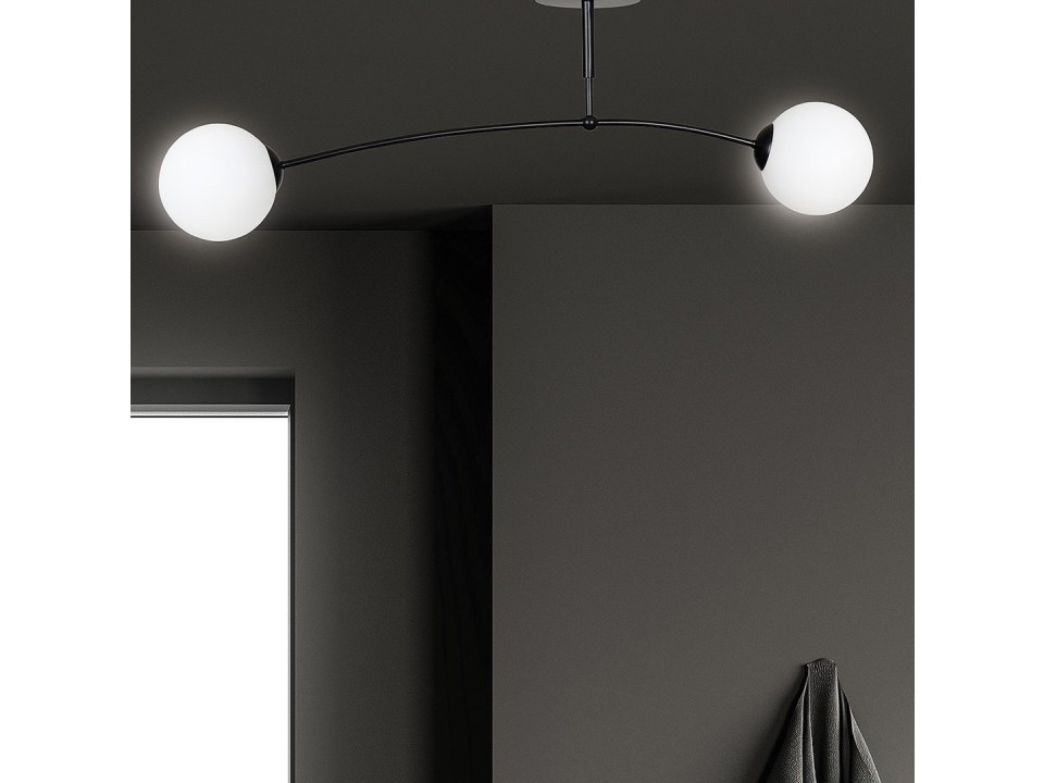 Lampa sufitowa PREGOS 2 BLACK