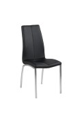 Krzesło Asama black PU - ACTONA