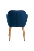 Krzesło Emilia Velvet deep blue - ACTONA