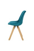 Krzesło Dima VIC green/wood - ACTONA