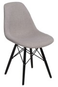 Krzesło P016W Pattern szar-patch/black - d2design