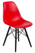 Krzesło P016W PP czerwone/black - d2design