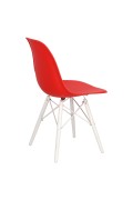 Krzesło P016W PP czerwone/white - d2design