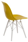 Krzesło P016W PP dark olive/white - d2design