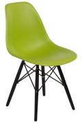 Krzesło P016W PP zielone/black - d2design