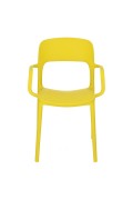 Krzesło z podłokietnikami Flexi oliwkowe - Intesi