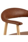 Krzesło Addi brandy PU - ACTONA