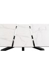 Stół Heaven rozkładany white Akranes 200/240x100 cm - ACTONA