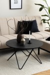 Stolik kawowy Wyre czarny - ACTONA