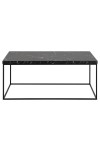 Stolik Barossa 110x55cm czarny marmur - ACTONA