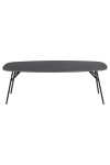 Stolik kawowy Caracas 120x60cm czarna ceramika - ACTONA