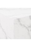 Zestaw 2 stolików kawowych Dice marmur biały - ACTONA