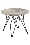 Stolik kawowy Prunus 55cm marmur szary/ czarny - ACTONA