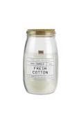 Świeca zapachowa słój Fresh cotton - Intesi