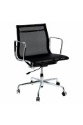 Fotel biurowy CH1171T czarna siateczk,ch - d2design