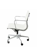 Fotel biurowy CH1171T biała siateczk,chr - d2design