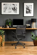 Fotel biurowy Coude czarny - Simplet