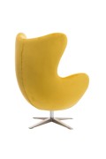 Fotel Jajo Velvet żółty - d2design