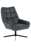 Fotel Paris szary ciemny - ACTONA