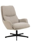 Fotel obrotowy Bosley beżowy Alea 60 - ACTONA