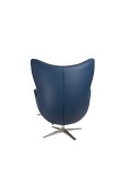 Fotel Jajo Soft skóra ekologiczna 518 niebieski ciemny - d2design