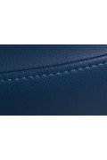 Fotel Jajo Soft skóra ekologiczna 518 niebieski ciemny - d2design