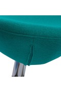 Fotel Jajo Soft z podn. wełna YQ-23 zielony - d2design