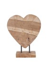 Dekoracja Almada serce drewno tekowe - House Nordic ApS