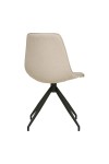 Krzesło Monaco obrotowe beżowe/ czarne - House Nordic ApS