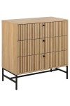Komoda Albany 3 szuflady dąb naturalny - ACTONA