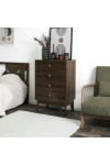 Komoda Tiffany z 4 szufladami orzech - Intesi