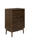 Komoda Tiffany z 4 szufladami orzech - Intesi