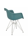 Krzesło P018 PP navy green chrom HF - d2design