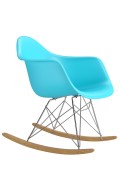 Krzesło P018 RR PP ocean blue insp. RAR plozy - d2design