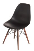 Krzesło P016W PP czarne/dark - d2design
