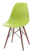 Krzesło P016W PP zielone/dark - d2design