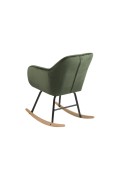 Krzesło bujane Emilia VIC forest green - ACTONA