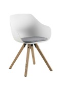 Krzesło Tina Wood białe - ACTONA