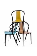 Krzesło Bella czarne/białe - d2design