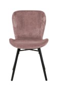 Krzesło Batilda VIC dusty rose - ACTONA