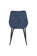 Krzesło Floyd sztruks niebieski - Intesi
