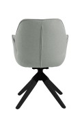 Krzesło obrotowe Aura light grey /black auto return - ACTONA