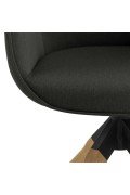 Krzesło obrotowe Aura dark grey auto re turn - ACTONA